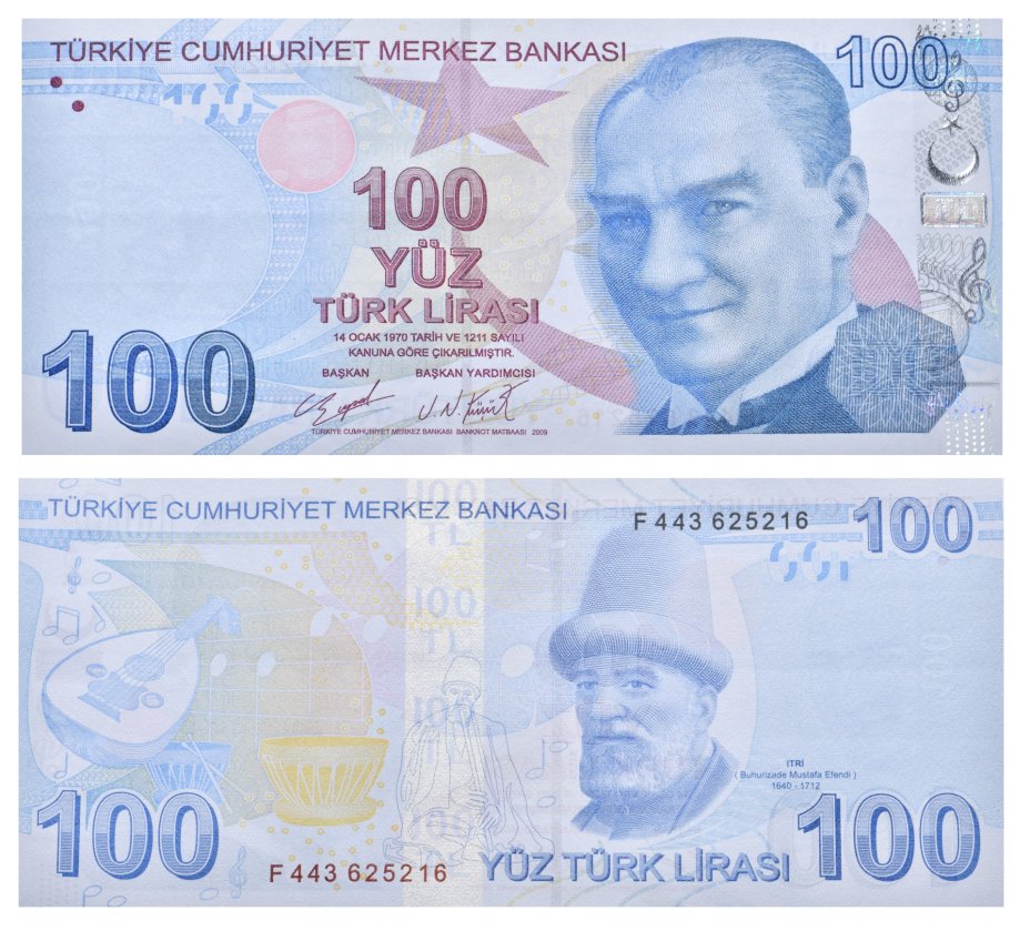 Сколько рублей в 1 лире. Номиналы турецких лир.
