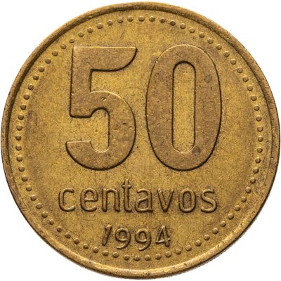 купить Аргентина 50 сентаво 1994