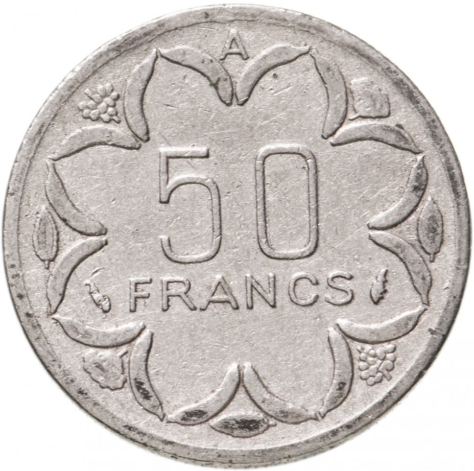 купить Центральная Африка (BEAC), Чад 50 франков (francs) 1977 A