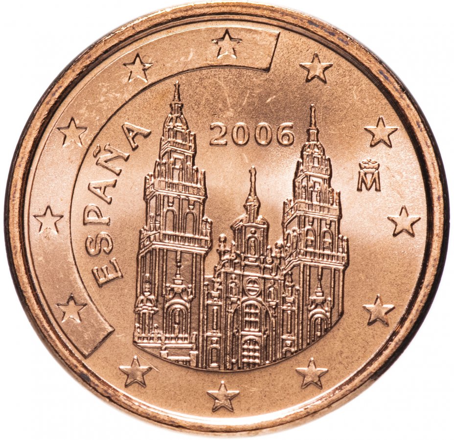 купить Испания 1 цент (cent) 2006