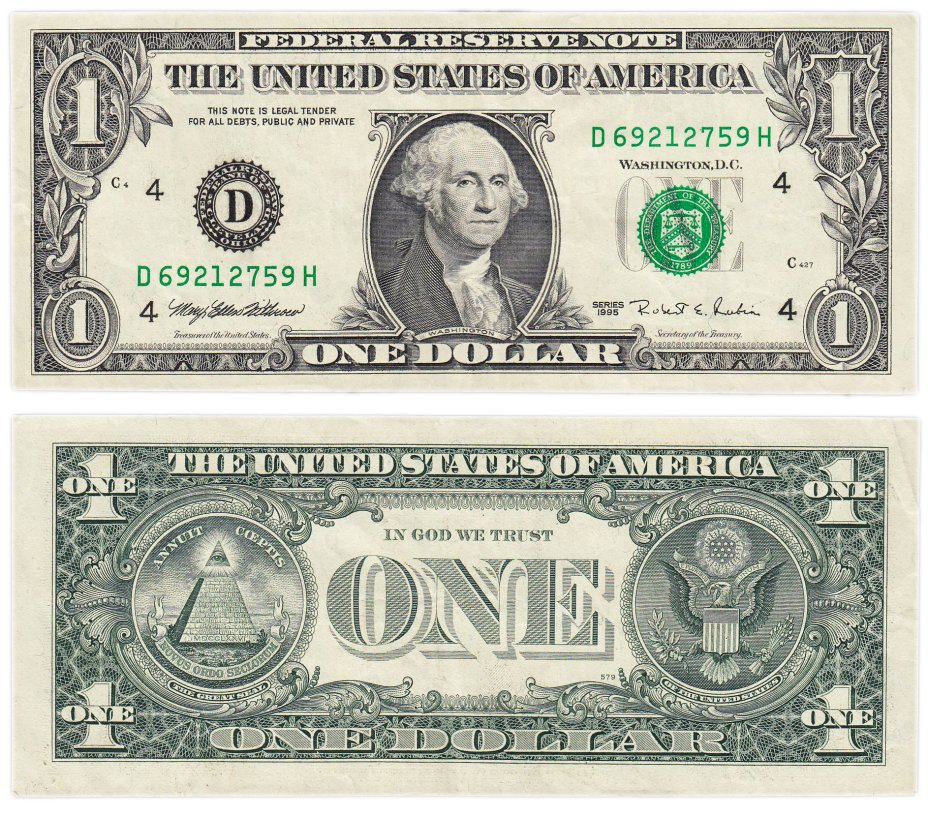 Купить США 1 доллар 1995 D-Кливленд
