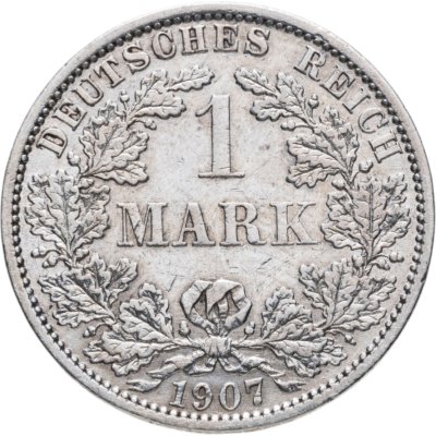 купить Германия 1 марка 1907 знак монетного двора: "A"