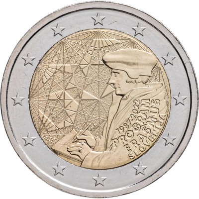 купить Словения 2 евро 2022 "35 лет программы Erasmus"