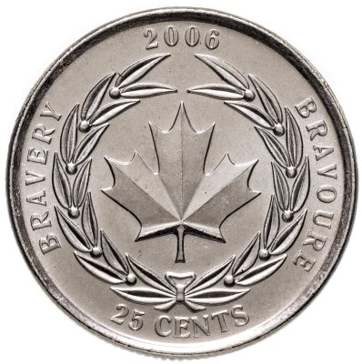 купить Канада 25 центов (cents) 2006 Ордена и медали Канады - Медаль за храбрость