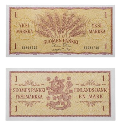 купить Финляндия 1 марок 1963