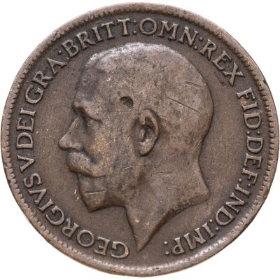 купить Великобритания 1 фартинг (farthing) 1916