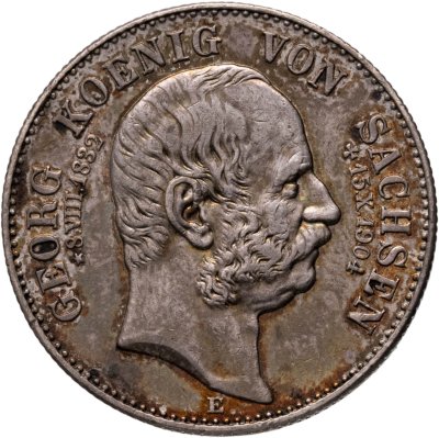 купить Германская Империя, Саксония 2 марки (mark) 1904 "Смерть Георга Саксонского"
