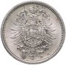 Купить Германская империя 20 пфеннигов (pfennig) 1875 Знак монетного двора: "D" - Мюнхен