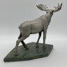 Купить Статуэтка "Лось", металл, камень, СССР, 1960-1980 гг.