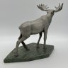Купить Статуэтка "Лось", металл, камень, СССР, 1960-1980 гг.