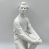 Купить Статуэтка "Максим Горький", автор В.Г. Стамов, бисквит, Ленинградский фарфоровый завод (ЛФЗ), СССР, 1950-1960 гг.