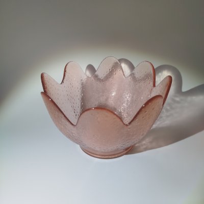 купить Конфетница(салатник) с фестончатым декором, стекло, СССР, 1970-1980 гг.