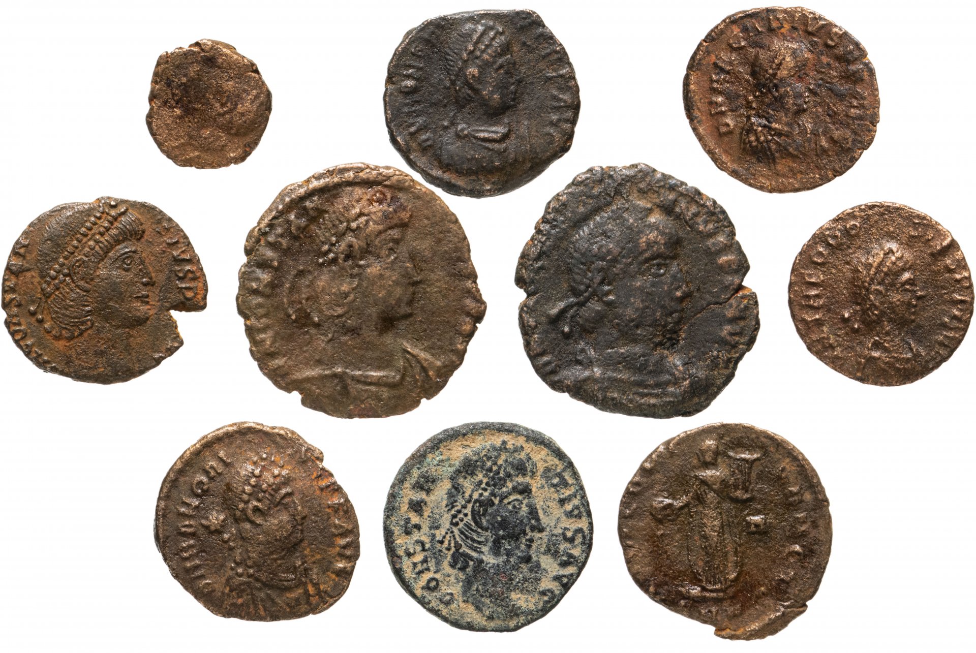 Монеты 10 века. Римские монеты III-V ВВ.. Монеты Галльской империи. Римские монеты IV ВВ.. Римские античные медные монеты.