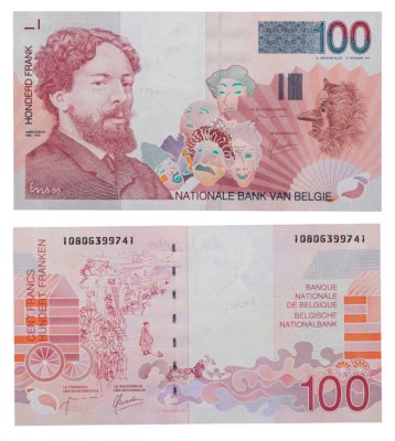 купить Бельгия 100 франков 1995 год