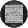 Купить Австрия 100 шиллингов 1975 "XII зимние Олимпийские Игры, Инсбрук 1976 - Лыжник" пруф, Халль-ин-Тироль, в капсуле