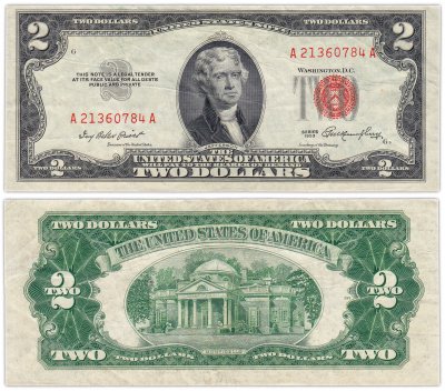 купить США 2 доллара 1953 series 1953 (Pick 380)