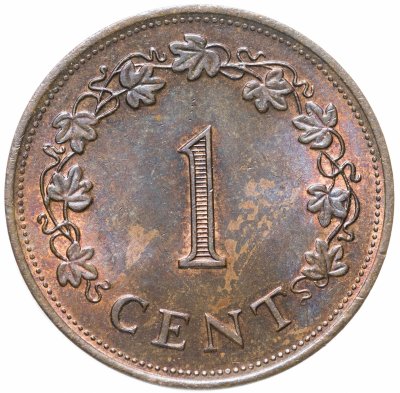 купить Мальта 1 цент (cent) 1982