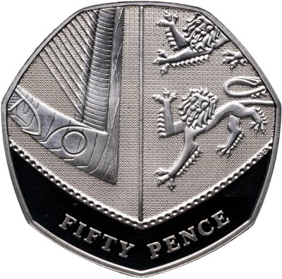 купить Великобритания 50 пенсов (pence) 2008 серебро