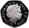 Купить Великобритания 50 пенсов (pence) 2008 серебро