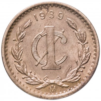 Купить Мексика 1 сентаво (centavo) 1939