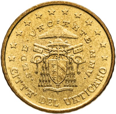 купить Ватикан 50 центов (cents) 2005 "Вакантный престол"