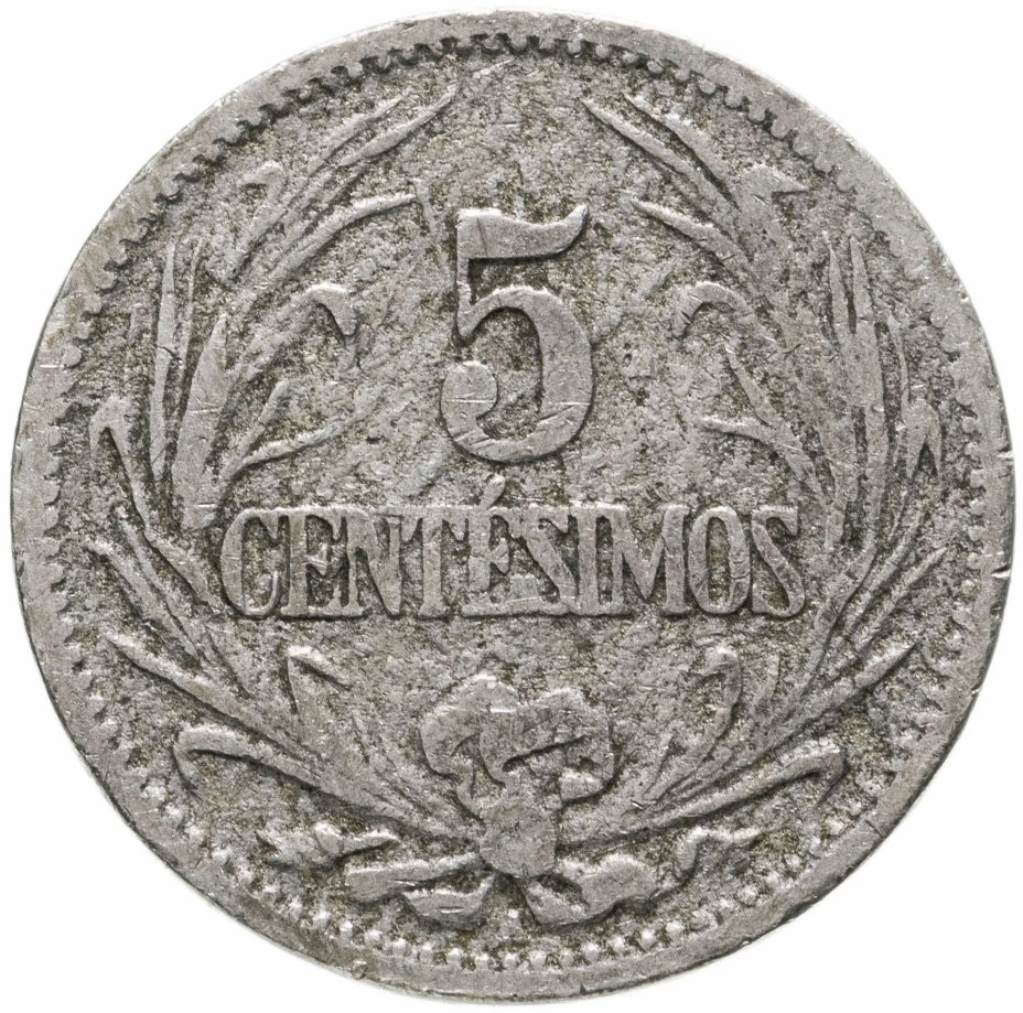 купить Уругвай 5 сентесимо (centesimos) 1901