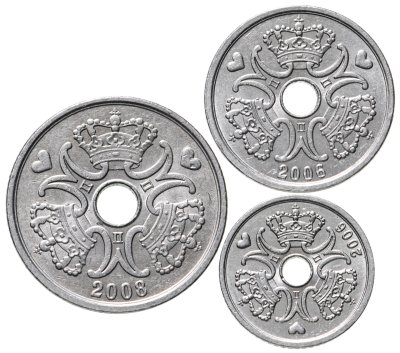 купить Дания набор монет 2006-2008 (3 монеты)