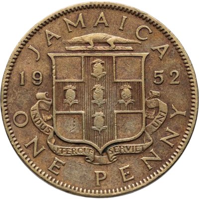 купить Ямайка 1 пенни (penny) 1952