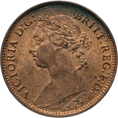 купить Великобритания 1 фартинг (farthing) 1881