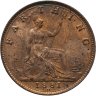 Купить Великобритания 1 фартинг (farthing) 1881
