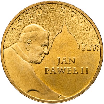 купить Польша 2 злотых (zlote) 2005 "Папа римский Иоанн Павел II"