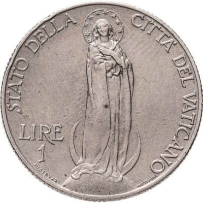 купить Ватикан 1 лира (lira) 1933-1934