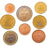 Купить Кипр, набор из 8 разменных монет евро 2008 г.