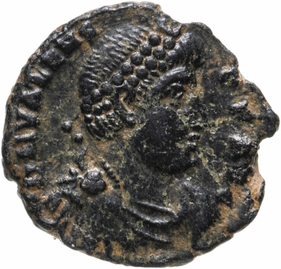 купить Римская Империя, Валент , Нуммий, 364-367 г. ( Император идет вправо, волочит за волосы пленника)
