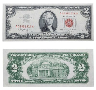 купить США 2 доллара 1963 года (Pick 382a)