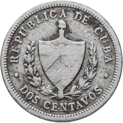 купить Куба 2 сентаво (centavos) 1916