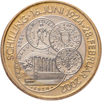 купить Австрия 50 шиллингов 2001 "Эра шиллинга" в официальном буклете