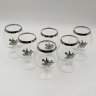 Купить Набор бокалов для коньяка "Охота" на 6 персон, стекло, металл, Bohemia Crystal (Bohemia Glass), Чехословакия, 1980-1993 гг.