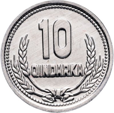 купить Албания 10 киндарок (qindarka) 1988