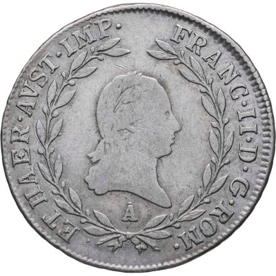 купить Австрия 20 крейцеров (kreuzer) 1806, знак монетного двора "A" - Вена