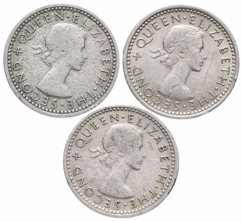 купить Родезия и Ньясаленд набор из 3-х монет 1962-1964
