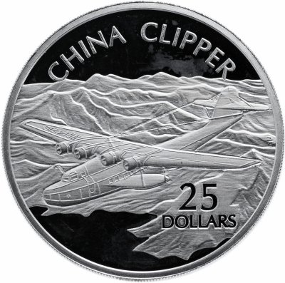 купить Соломоновы острова 25 долларов 2003 "Самолеты мира: Мартин M-130 "Чайна клиппер""