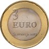 Купить Словения 3 евро 2013 "300 лет крестьянскому восстанию в Толмино"