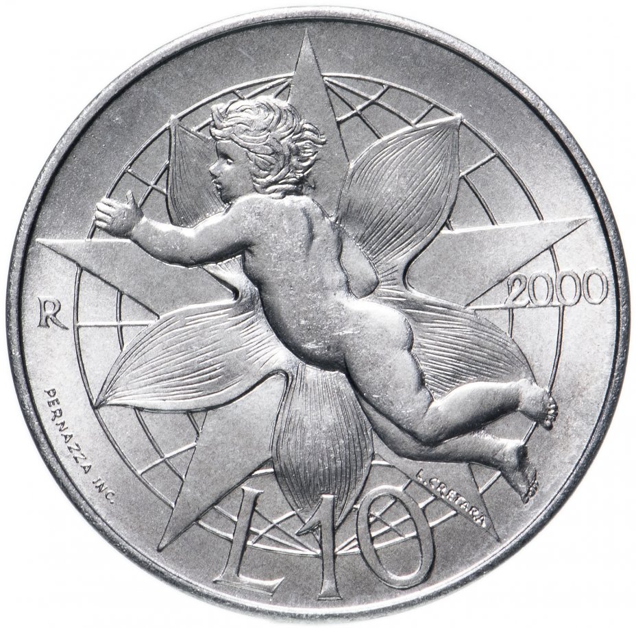 купить Сан-Марино 10 лир (lire) 2000