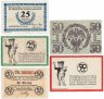 Купить Германия (разные земли) набор из 5 нотгельдов 1918-1922