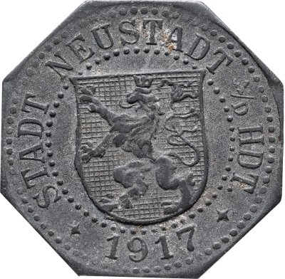 купить Германия "Нойштадт-ан-дер-Хаардт" 10 пфеннигов 1917 нотгельд
