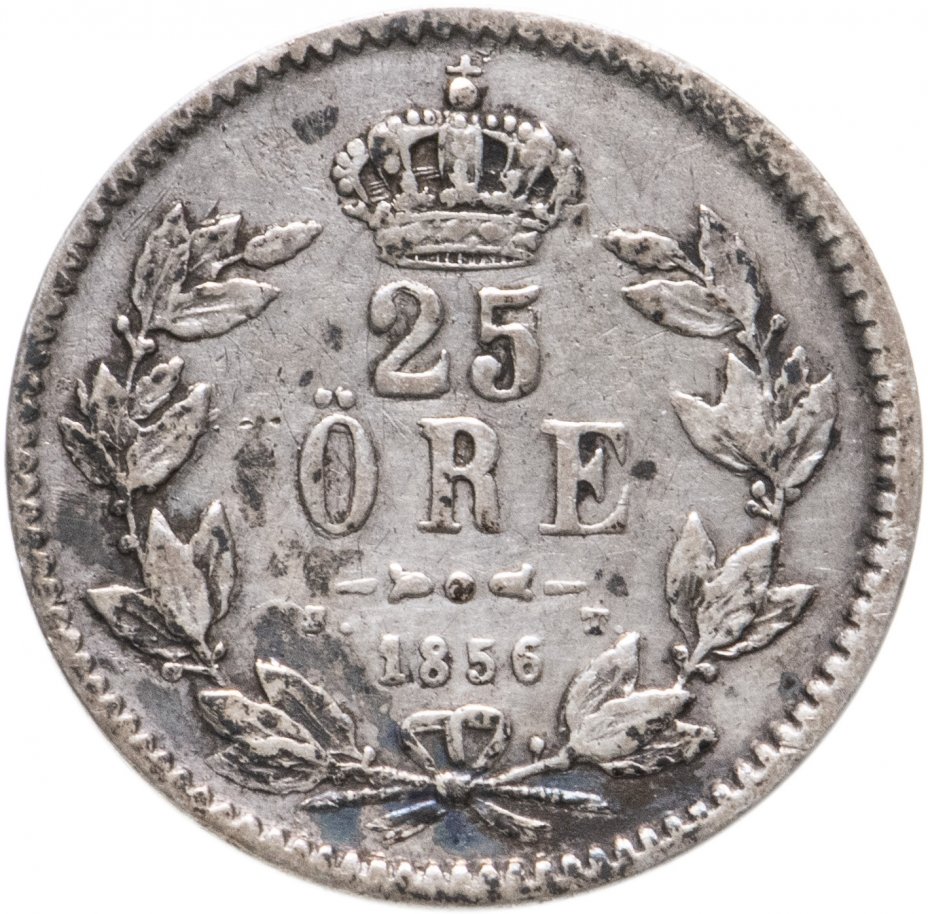 купить Швеция 25 эре 1856