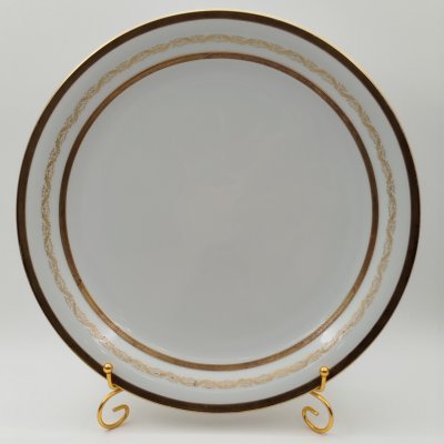 купить Блюдо круглой формы с растительным декором, серия "Charleroi-Bruxelles", фарфор, золочение, Tirschenreuth, Германия, 1969-1990 гг.