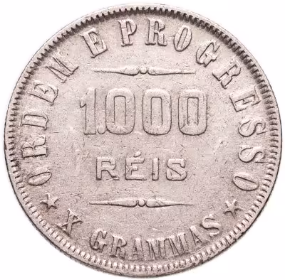 купить Бразилия 1000 реалов (рейс, reis) 1911