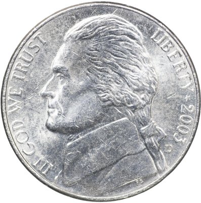 купить США 5 центов [Никель] 2003 D [KM#A192] "Jefferson Nickel"